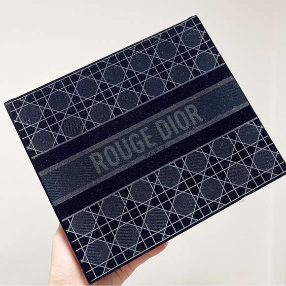 Rouge Dior Beauty Velvet Organizer Vanity Case / Jewelry Storage Box • Large - Picture 6 of 17